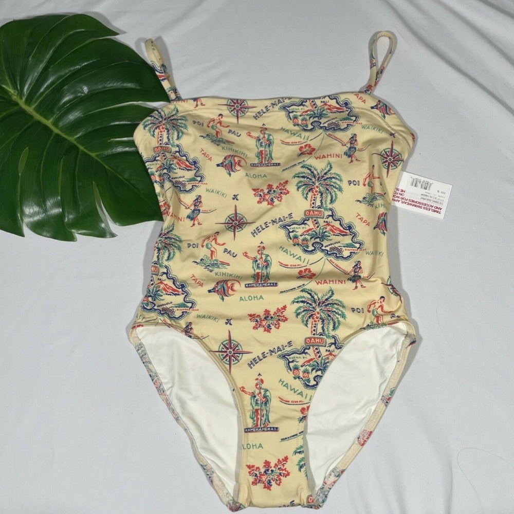 NWT Solid & Striped [‎ SZ Small ] Gemma One Piece Swimsuit Oahu - Picture 2 of 12